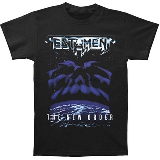 ขายดี!ใหม่ เสื้อยืดลําลอง แขนสั้น พิมพ์ลาย Testament สีดํา แฟชั่นฤดูร้อน สําหรับผู้ชายS-5XL