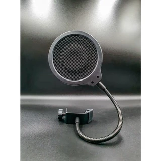 แผ่นกรองเสียง กันลม Pop filter mask shield protection กรองเสียง ใช้กับไมโครโฟน ขาตั้งไมค์