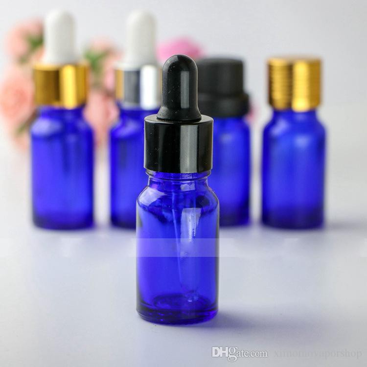ขวดแก้วสีน้ำเงิน YB18-BL*15ml ขนาด 15 ml ขวดใส หัวบีบหัวหยด ขวดเซรั่ม หัวดรอปเปอร์ ขวดน้ำมันหอมระเหย