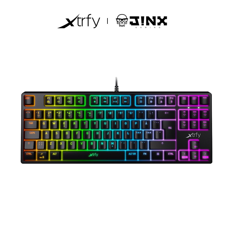 Xtrfy K4 TKL RGB Gaming keyboard (ภาษาไทย) - Black ประกันศูนย์ 1 ปี