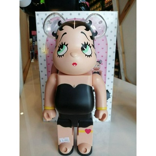 Bearbrick x Betty Boop Black Ver.100%&amp;400%โมเดล แบบริค ของแท้ แน่นอน