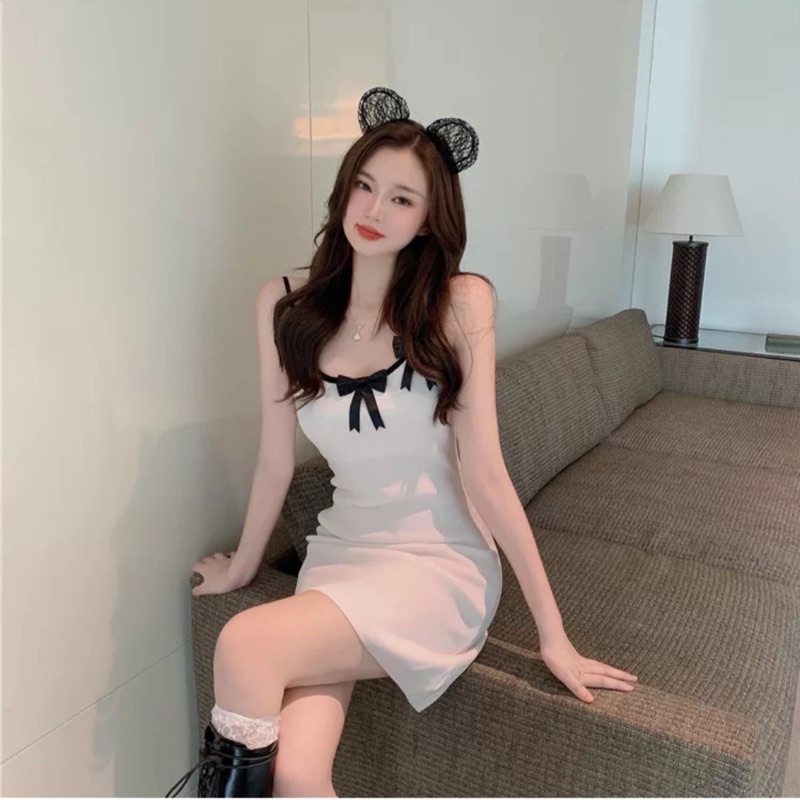 [Basica Moda] V1 Freya มินิเดรสผู้หญิงถัก