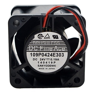 For Sanyo 109P0424E303 0.19A 4028 24V 4cm 40X40X28MM large wind frequency converter fan