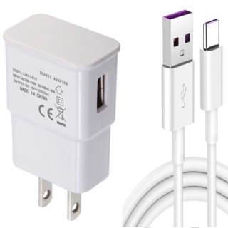 ชุด หัวชาร์จ สายชาร์จ Samsung  charger Wall Charge adapter white