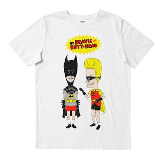 เสื้อยืดผ้าฝ้ายพิมพ์ลายแฟชั่น Beavis &amp; BUTTHEAD - บาทัน | เพลงเมอร์ช | Unisex | เสื้อยืด พิมพ์ลายฟิล์ม | Mtv | เสื้อยืดภ