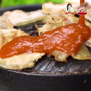 น้ำจิ้มหมูกระทะ สูตรไม่มีน้ำตาล คุณละออง ขนาด 1 Kg