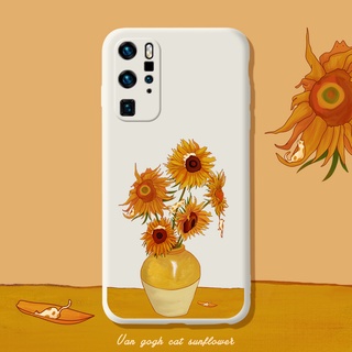 DMY Huawei P30 case art flower printed design for huawei P20 PRO P30 lite nova 7i 7se 5T 3i mate 20 pro 20X