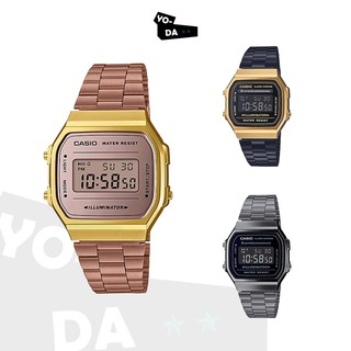 นาฬิกาข้อมือ Casio รุ่น A168WGG-1B,A168WECM-5,A168WEGB-1B  สินค้ารับประกัน CMG 1 ปี