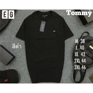 TM👚TOMMY เสื้อยืดคอกลมแขนสั้นแท้⛔ราคารวมค่าจัดส่งค่ะ⛔