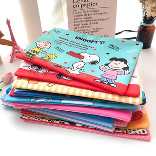 แฟ้มเอกสาร A4 ลายการ์ตูนน่ารัก แบบติดกระดุม Cartoon Cute File Bag 19-30