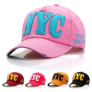 Men Women NYC Baseball Cap Cotton Adjustable Summer Sports Caps