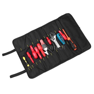 PENGGONG Tool Bag Organizer Oxford Canvas Chisel Roll Rolling Pounch Wearable &amp; Waterproof Repairing Carrying Handle Bag