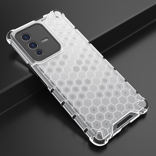 เคสโทรศัพท์มือถือ PC TPU นิ่ม แบบใส กันกระแทก สําหรับ Vivo S12 Pro S12 Armor