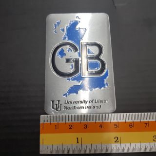 Plate GB Ireland อลูมิเนียม 8×5cm