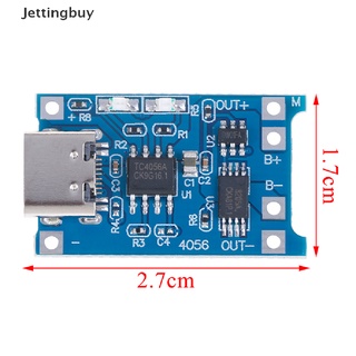 [Jettingbuy] ใหม่ โมดูลบอร์ดชาร์จแบตเตอรี่ลิเธียม Type-C TP4056 18650 5V 1A