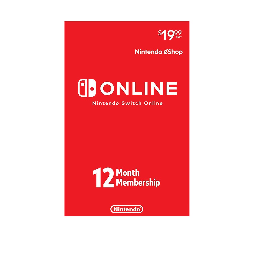 [Digital Code] Nintendo Switch Online 12 Month Individual Membership ...