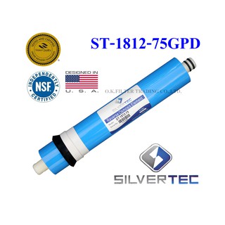 ไส้กรองน้ำ RO Membrane ST-1812-75 GPD SILVERTEC