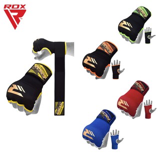 ถุงมือเจลใส่ด้านในนวมพร้อมสายรัดข้อมือ RDX INNER GLOVES WITH WRIST STRAP