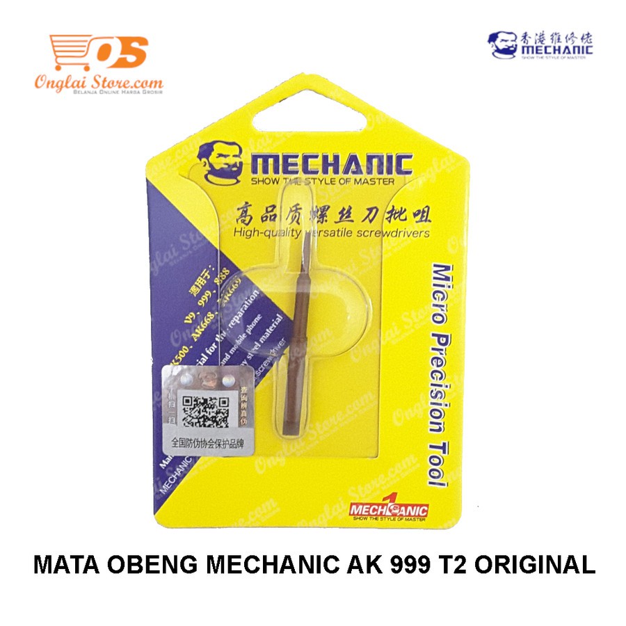 ปลายไขควง MECHANIC AK 999 T2 ดั้งเดิม