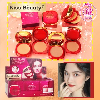 Kiss Beauty แป้งนู้ดกระชับ คุมมัน แป้งพัฟ เนื้อละเอียดอ่อนบางเบา เรียบเนียน ผิวนุ่มชุ่มชื่น สูตรกันน้ำกันเหงื่อ ติดทนนาน