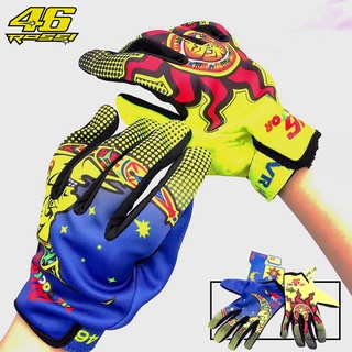 Vr46 ถุงมือขี่รถจักรยานยนต์ ถุงมือขี่ มอเตอร์ออฟโร้ด sarung tangan