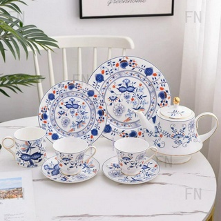 German MEISSEN Mason porcelain exquisite coffee cup saucer European bone China teacup saucer high-grade afternoon tea te