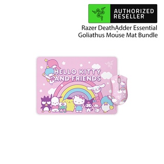 Razer DeathAdder Essential + Goliathus Mouse Mat Bundle - Hello Kitty and Friends Edition (เมาส์+แผ่นรองเมาส์)