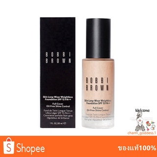 BOBBI BROWN Skin Long-Wear Weightless Foundation SPF15 PA++ 30 ml ควบคุมความมัน รองพื้นชนิดน้ำ