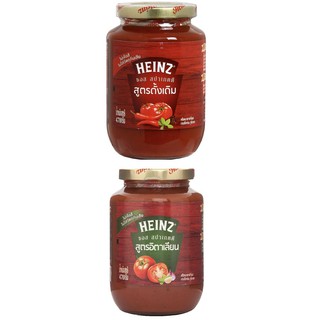 HEINZ ไฮนซ์ ซอสสปาเก็ตตี้ปรุงสำเร็จ 470ก. อร่อยกับเมนูพาสต้าได้ง่าย สำหรับผัดหรือราดก๋วยเตี๋ยว สปาเก็ตตี้ มักกะโรนี