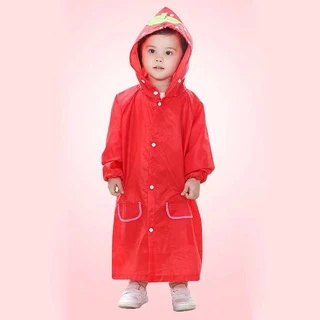 【พร้อมส่ง】เสื้อกันฝนลายการ์ตูน 2-9ขวบ 80-130cm