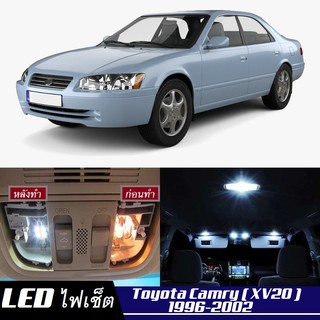 Toyota Camry (XV20) หลอดไฟ​ LED​ ตกแต่ง​ภายใน​ มีให้เลือกหลายสี ; สดใส ;รับประกัน 1 ปี; ไฟแผนที่ ไฟเพดาน ไฟป้ายทะเบียน