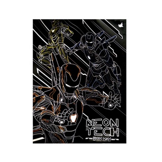 Hot Toys โปสเตอร์ ของสะสม PPOS004N Neon Tech Iron Man Poster