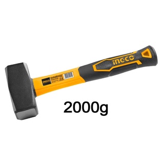 INGCO ค้อนทุบหิน ด้ามไฟเบอร์ 2000 กรัม รุ่น HSTH8804 ( Stoning Hammer ) ค้อนทุบ ฆ้อนทุบ ค้อน