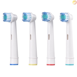 [flyhigh] หัวแปรงสีฟันไฟฟ้า แบบเปลี่ยน สําหรับ Oral B 4 ชิ้น