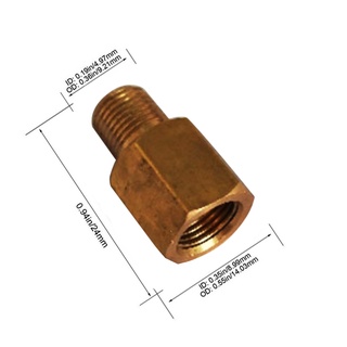 อะแดปเตอร์เซนเซอร์วัดความดันน้ํามัน 1/8 NPT Female to 1/8 BSPT Male