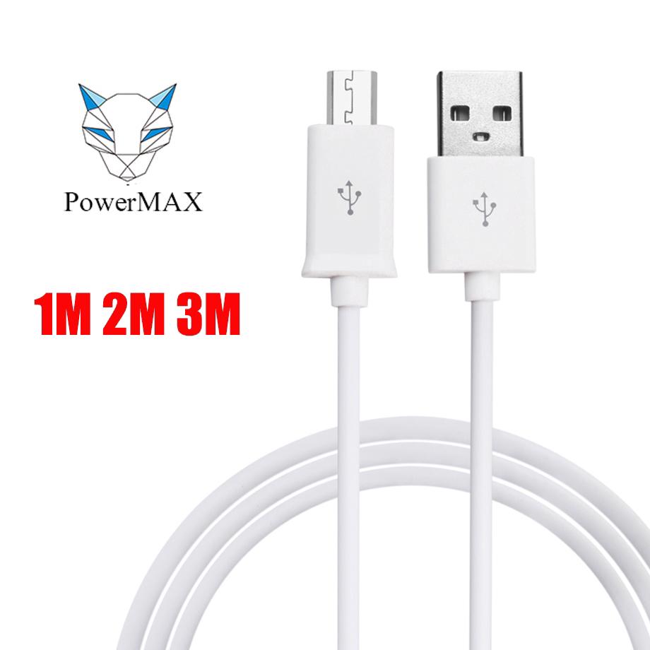 For Android Phone Samsung Micro USB Charger Charging Sync Data Cable 1M/2M/3M