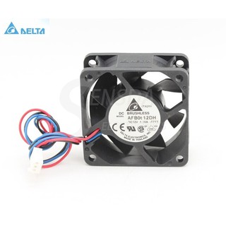 for delta electronics AFB0612DH 6025 6cm 60mm fan 12V 1.1A 3 pin computer case cpu cooling fans