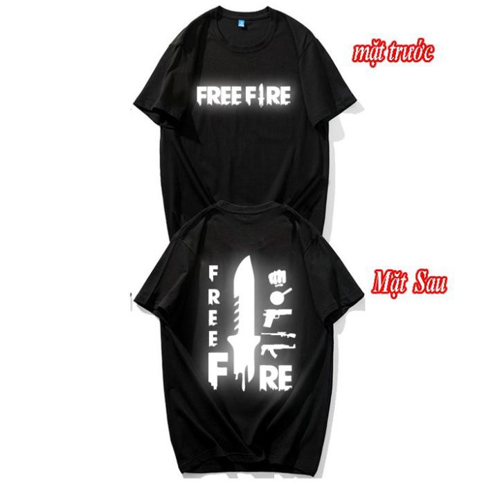 HOT- เสื้อ Free Fire เสื้อเกม Free Fire เสื้อยืดสะท้อนแสง Free Fire เสื้อยืด - - รุ่นเสื้อ HOT