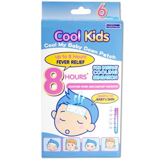 แผ่นแปะลดไข้ cool kids (2ขวบขึ้นไป) แผ่นแปะระบายความร้อน คูลคิดส์