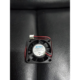 พัดลมระบาย ทำความเย็น พัดลมระบายความร้อนคอมพิวเตอร์ Runda DC24V 0.12A Cooling fan ขนาด1.5นิ้ว หนาแข็งแรงทนทานได้มาตรฐาน