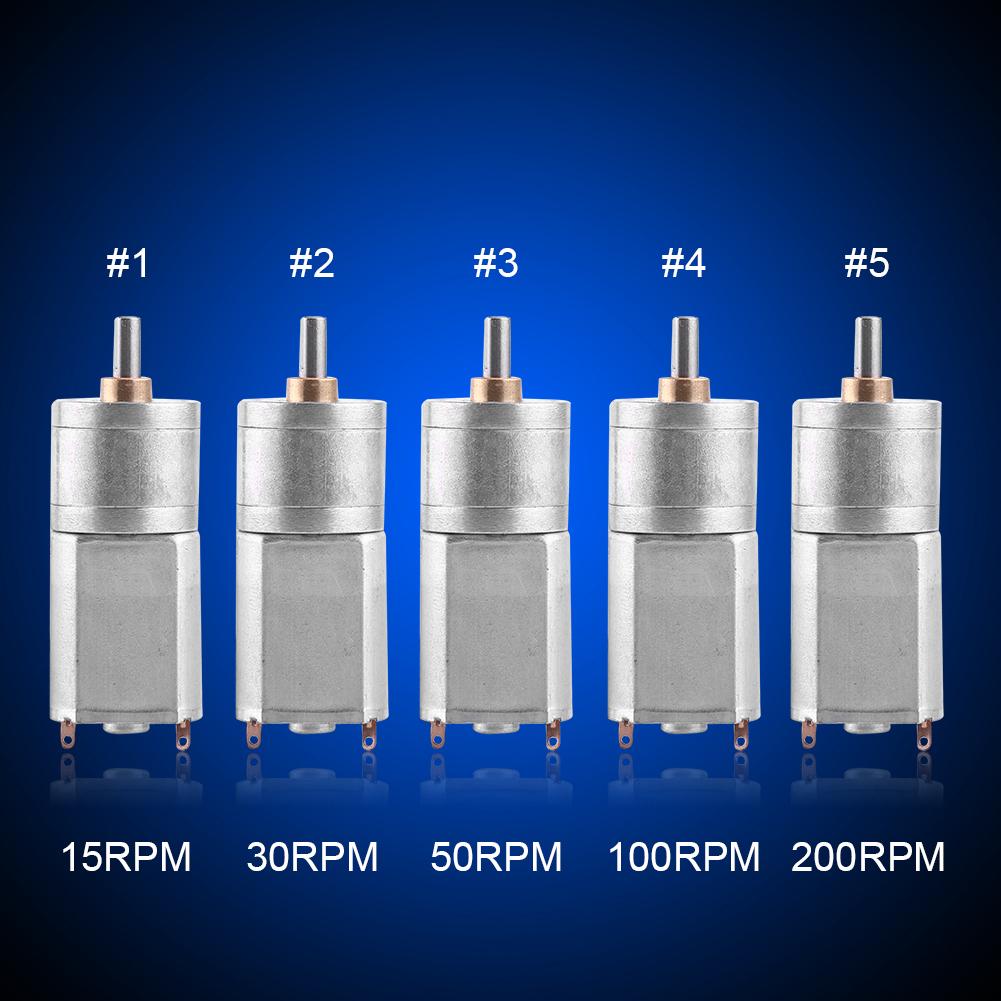 [ราคาส่ง] เกียร์มอเตอร์ไฟฟ้า แรงบิดสูง DC 12V 15~200 RPM