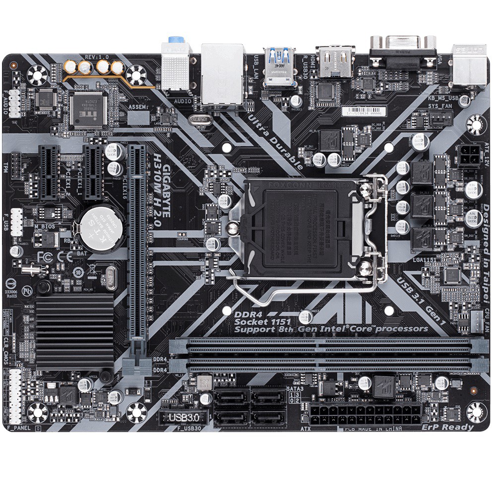 Gigabyte H310M H 2.0 Intel Motherboard jedicool ThaiPick