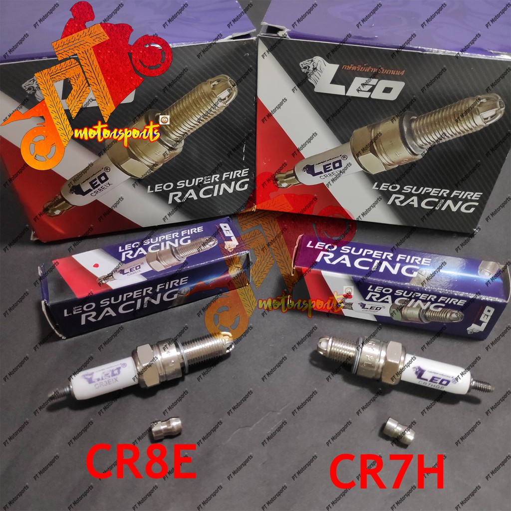 Leo Spark Plug Racing 4pin Ex5 Kris C70 Dash Future Wave 125 Y15 Lc135 Ego CR7H -CR8E
