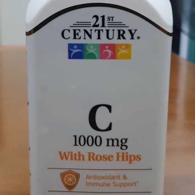 21st Century, Vitamin C, with Rose Hips, 1000 mg, 110 Tablets วิตามินซี โรสฮิป ผิวใสเนียนนุ่ม