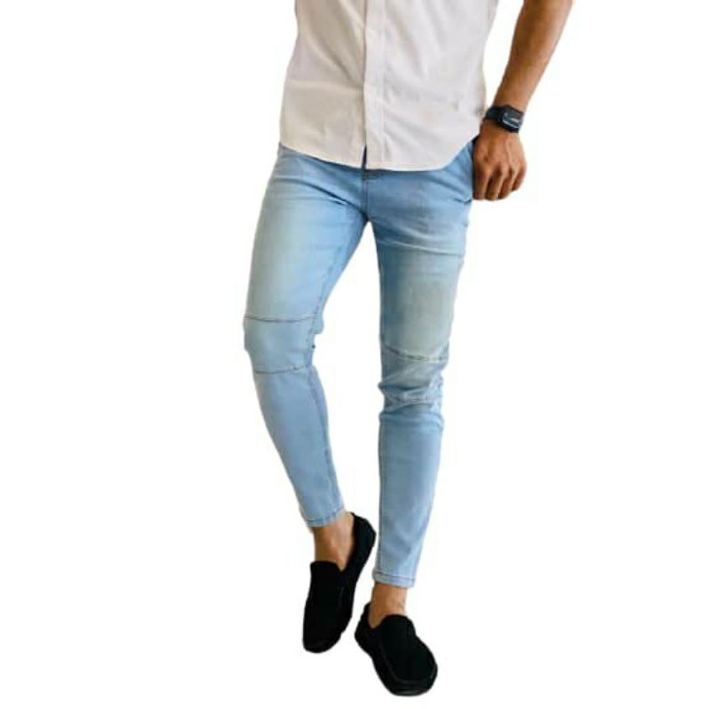 Hot item กางเกงยีนส์ jogger sleck slim fit ไซส์ S,M,L,XL,XXL.