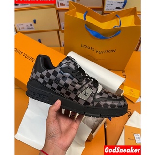 [ พร้อมส่ง ] LV Trainer Violet Black Damier 40 - 46 [ ORI ]