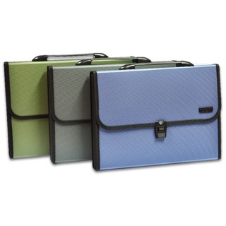 Deli Expanding File 5556 A4 13 Pockets กระเป๋าหีบเพลง 5556 A4 13 ช่อง