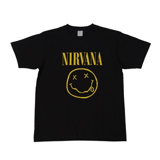 เสื้อยืดแขนสั้น พิมพ์ลาย nirvana nirvana rock kurt cobain kurtS-5XL