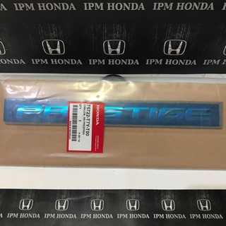 โลโก้ตราสัญลักษณ์ PRESTIGE ของแท้ สําหรับ Honda HRV BRV CRV Gen 4 RM1 RM3 75722 T7Y