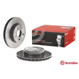 จานเบรคหน้า BENZ C-CLASS W204 C204 S204 C180 C200 CDI CGI Kompressor 2008-2014 288MM BREMBO /ชิ้น